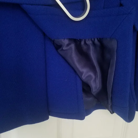 J. Crew Stadium Cloth Brilliant Blue Peacoat Jacket - Picture 4 of 13